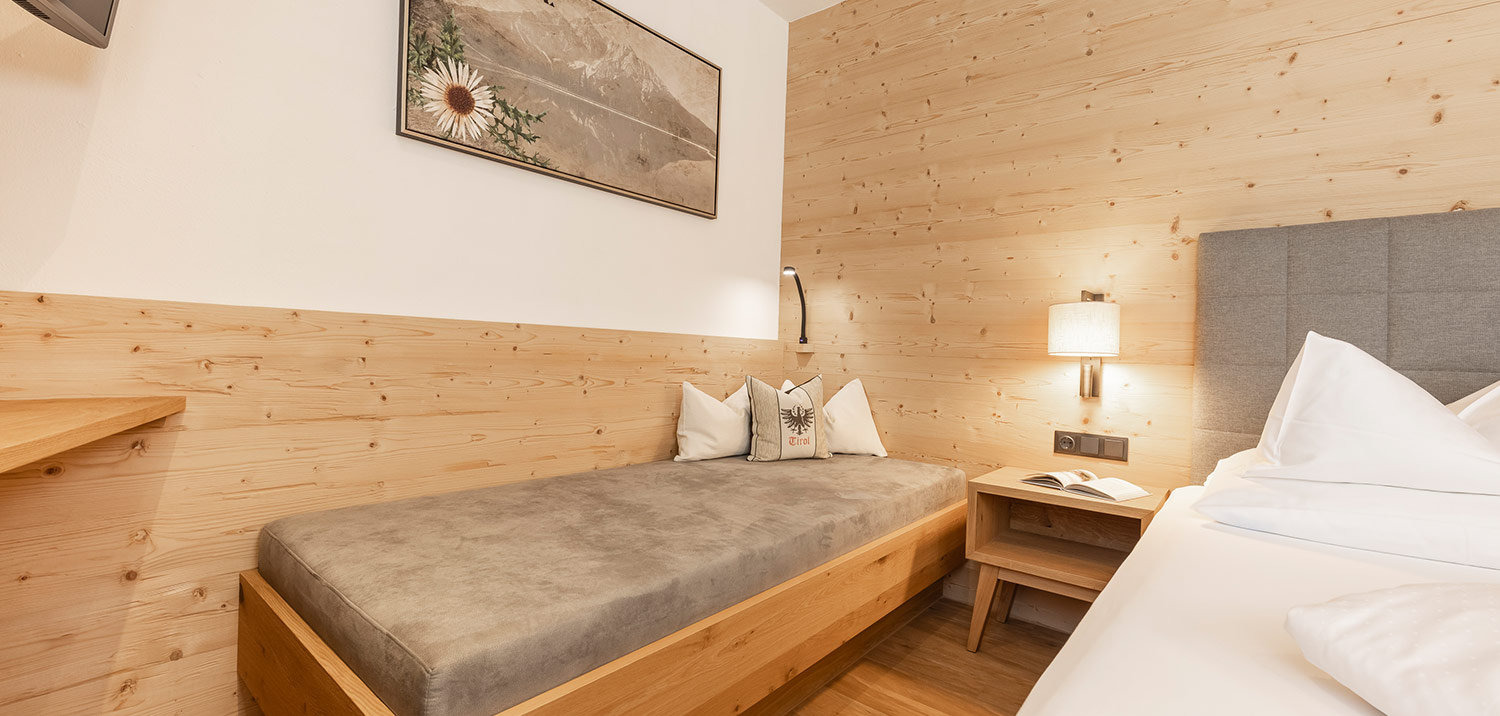 Zusatzbett im DZ Silberdistel vom Berg Genuss Hotel Neustift im Stubaital