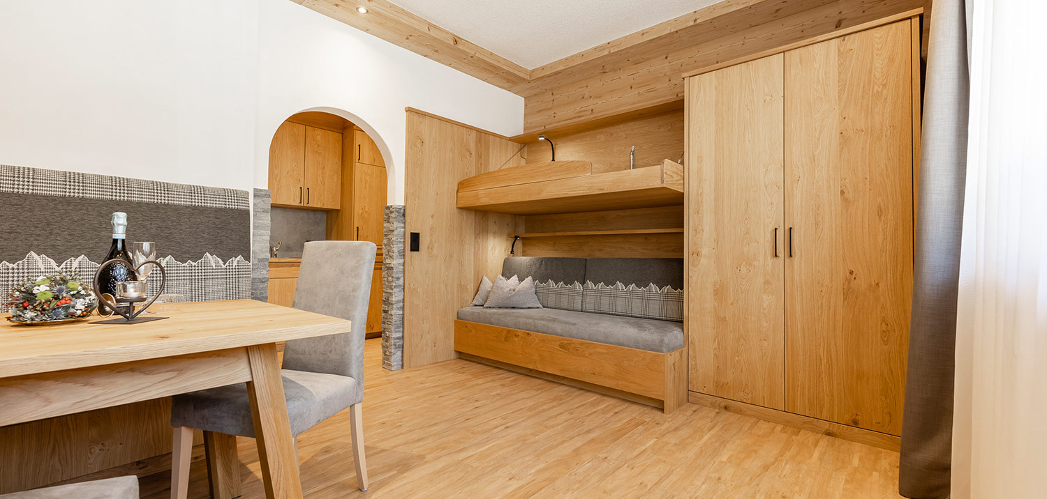 Kinder Stockbett im DZ Silberdistel vom Berg Genuss Hotel Neustift im Stubaital