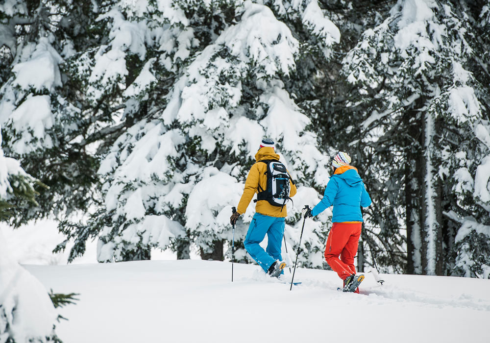 Schneeschuhwandern + Winterwandern Serles im Stubaital beim Berg Genuss Hotel Neustift